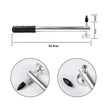 WHDZ Paintless Dent Repair Rods Set 24 Pcs Auto Body Dent Removal Tool Repair Line Board Dent Hammer for Hail Repair - color: 24PCS B