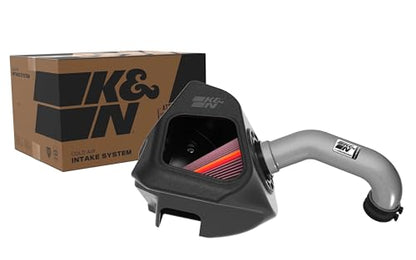 K&N NextGen Aluminum Cold Air Intake System: High-Flow Cotton Filter: Compatible with 2019-2026 DODGE/RAM 1500; 70-1578 - style: NextGen Metal Intake