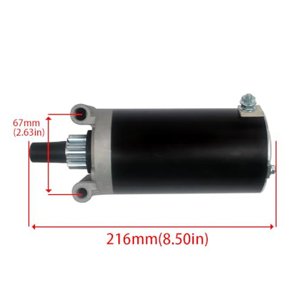 Starter Replacement Compatible with Cub Cadet Kohler Courage Engines 20HP 23HP 25HP 27HP Cub Cadet 1045 1046 SLT1550 SLT1554 1050 Replacs 3209801 3209801S 32-098-01S 3209803 32-098-03 32-098-03S - color: 3209801S