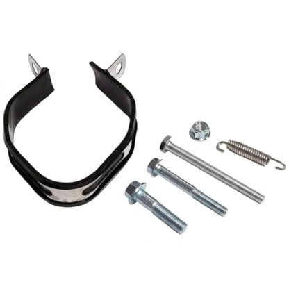 MMG Exhaust System Muffler, GY6 50cc, 10" Wheels, Carbon Fiber Finish