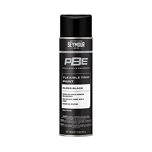 Seymour 20-1677 PBE Professional Trim Spray Paint, Gloss Black - color: Gloss Black