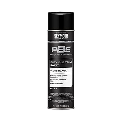Seymour 20-1677 PBE Professional Trim Spray Paint, Gloss Black - color: Gloss Black