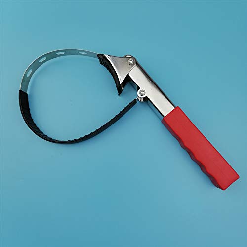 Auto Oil Filter Wrench Multi-Purpose Adjustable Filter Removal Wrench High Strength Repair Steel Plate Belt for Car Repair Tools
