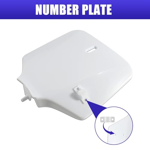 ABS Plastics Kit for Kawasaki KLX110 2002-2013, KX65 2000-2013 - color: Blue & White
