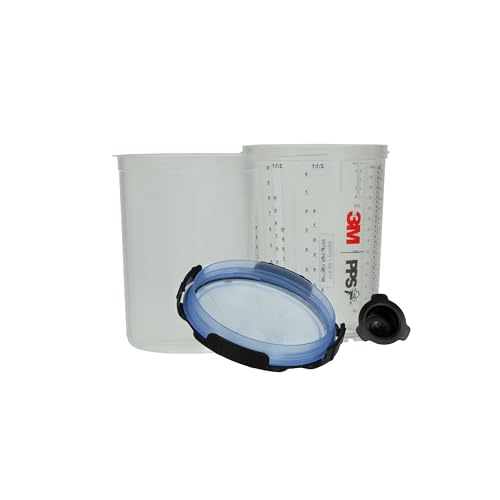 3M PPS 2.0 Spray Gun Cup Lids and Liners Kit, 26325, 28 oz, Large - size: Large, 125-Micron Filter