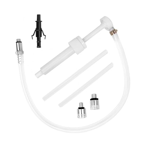 WZP Transmission Fluid Pump Kit, Auto Fluid Transfer Pump with 3/8" Swivel and 8mm 10mm Adapters, 8cc Per Pumps Stroke, Brake Fluids Change Oil Push-Pump Kit