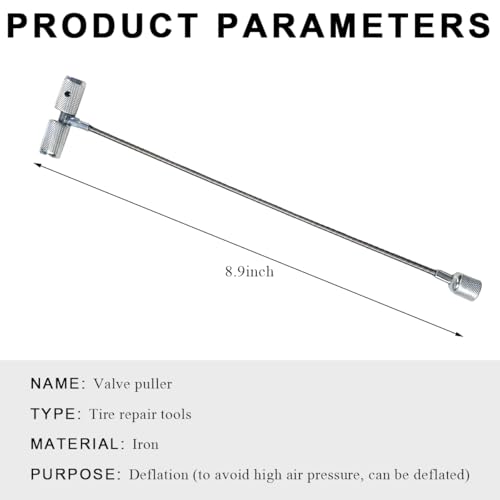 DXNQ Valve Stem Installation Fishing Tool, Valve Stem Puller Tire Repair Fishing Tool, Universal Auto Plug Core Remover for Valve Stem Installation and Removal, Car Accessories - color: 1PCS