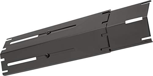 Universal Adjustable Grill Heat Plate Replacement for Gas Grill, Porcelain Steel Heat Plate Shield, Flavorizer Bar, Extends from 11.75" Up to 21" L (Pack of 3) - size: Pack of 3
