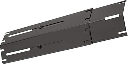 Universal Adjustable Grill Heat Plate Replacement for Gas Grill, Porcelain Steel Heat Plate Shield, Flavorizer Bar, Extends from 11.75" Up to 21" L (Pack of 3) - size: Pack of 3