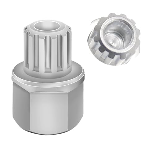 57/12PT Wheel Locking Nut Key Compatible with VW, Audi, Nut Removal - color: 57/12PT