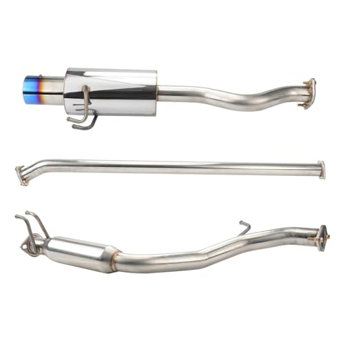 PHILTOP Exhaust Pipe Kit Compatible with 2006-2011 Honda Civic L4 LX 1.8L - size: 2006-2011 Honda Civic L4 LX/EX/DX 1.8L