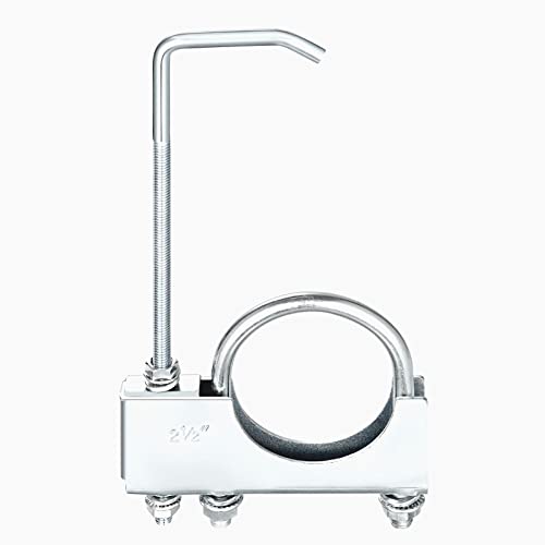 2.5" Universal Exhaust Clamp With Hanger For Car And Truck Exhaust Pipe