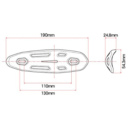Dr Dry Universal Exhaust Heat Protector 4-Stroke Stainless Steel