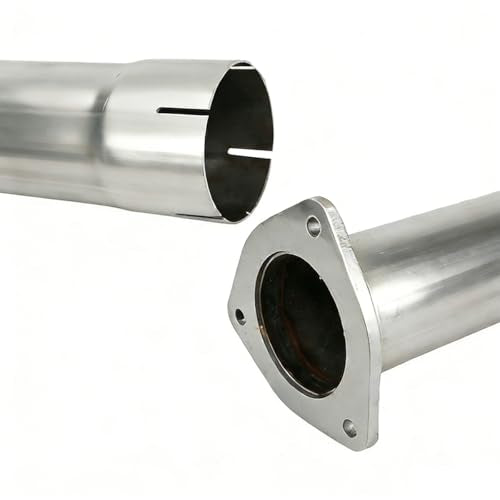 Stainless Steel Exhaust Pipe Kit for 2011-2017 Ford F250 F350 F450 Super Duty 6.7L 4" Powerstroke Diesel - size: for 2011-2017 F250 F350 F450