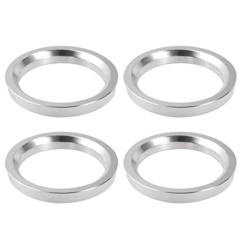 X AUTOHAUX 4pcs OD 72.6mm to ID 58.6mm Aluminium Alloy Car Hub Centric Rings Wheel Bore Center Spacer - size: 58.6mm