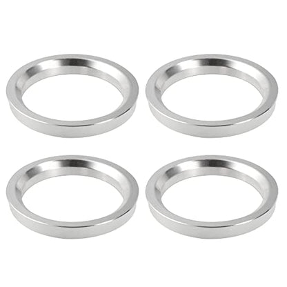 X AUTOHAUX 4pcs OD 72.6mm to ID 58.6mm Aluminium Alloy Car Hub Centric Rings Wheel Bore Center Spacer - size: 58.6mm