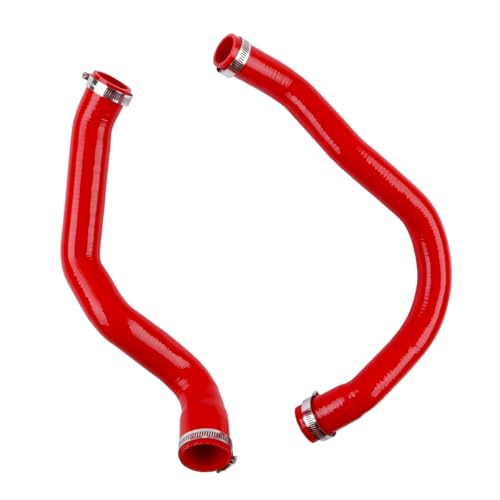 Silicone Radiator Hose Kit For 1991-2001 92 93 94 95 96 97 98 99 00 Jeep Cherokee XJ 6CYL 4.0L (red) - color: Red