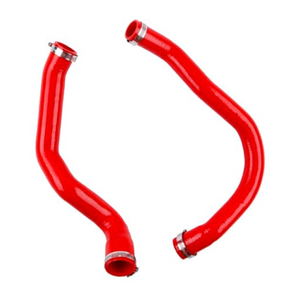 Silicone Radiator Hose Kit For 1991-2001 92 93 94 95 96 97 98 99 00 Jeep Cherokee XJ 6CYL 4.0L (red) - color: Red