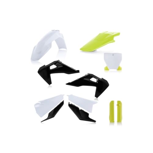 Acerbis Full Plastic Kit – Compatible with KTM – yellow/white - color: yellow/white