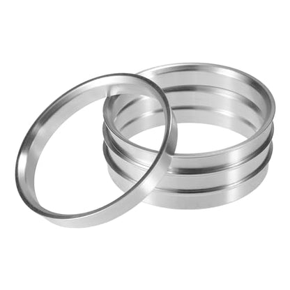 X AUTOHAUX 4pcs OD 72.1mm to ID 67.1mm Aluminum Alloy Hub Centric Rings - size: 72.1mm ID to 67.1mm OD