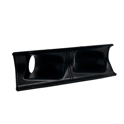 Universal Black 2" 52mm Double 2 Hole Pillar Gauge Pod Holder - size: Double