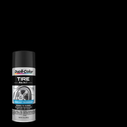 Dupli-Color Tire Paint, Black, 12 oz