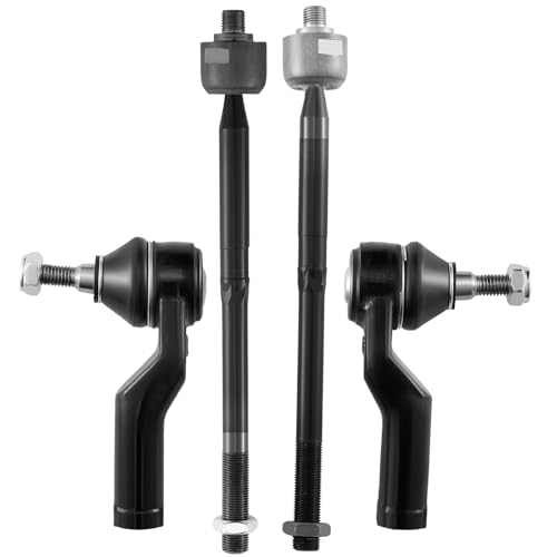 BDFHYK 4Pcs Front Inner Outer Tie Rod Kit for Ford Escape C-Max 13-18