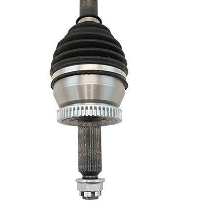 TRQ Front Driver and Passenger CV Axle Assembly Set Neoprene Boots Moly - style: CSA72979