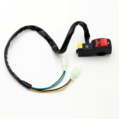 PRO BAT Complete Electrics Wiring Harness Kit D8EA Spark Plug CDI Ignition - color: White Spark Plug & Black Performance Coil