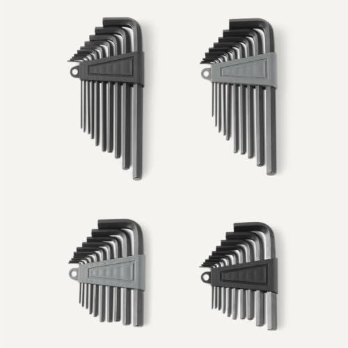 Amazon Basics 287-Piece Mechanic Socket Set with Quick-Release Ratchets, Wrenches, Bits, 1/4" 3/8" 1/2", Metric and SAE, 3-Drawer Case, for Auto and Machine Repairs