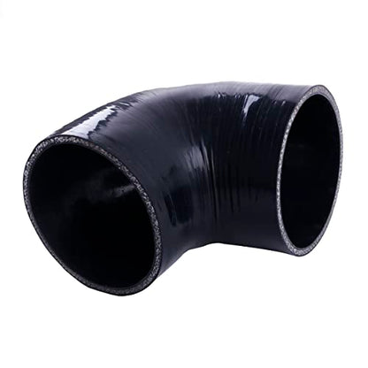 4" ID 90 Degree Elbow Silicone Coupler Reinforced Hose,4-Ply Turbo/Intercooler/Intake Piping Industrial Hydraulic (102mm) - size: 4 Inch