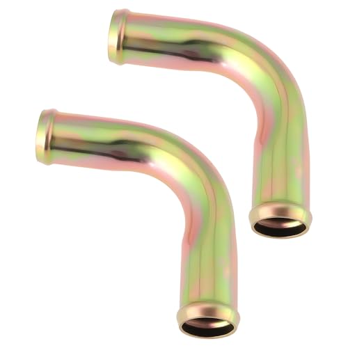 2pcs 90° Elbow Heater Hose Connector Adapter Coolant Fitting for Automotive Systems, 3/4" x 3/4" in 19mm x 19mm - size: For 19mm Hose