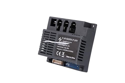 Ride On Car 2.4G Bluetooth Remote Control and JR1932RX-P-24V Receiver Control Box Motherboard Kit for Electric Ride On Car