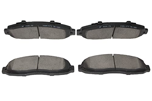 D679 Front Ceramic Brake Pads with Hardware Replacement For 1997-2001 2002 2003 Ford F150 Truck 00-07 F250, 2002 2003 Lincoln Blackwood - style: D679