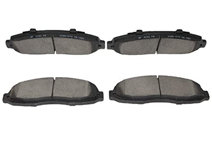 D679 Front Ceramic Brake Pads with Hardware Replacement For 1997-2001 2002 2003 Ford F150 Truck 00-07 F250, 2002 2003 Lincoln Blackwood - style: D679