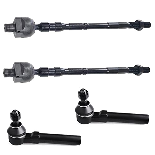 Outer Inner Tie Rods for Subaru Impreza 2004-2011, Legacy/Outback 2010-2014 - size: ES3712 EV800049