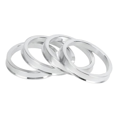 Hub Centric Rings, 57.1mm ID to 67.1mm OD Vehicle Wheel Hubrings Aluminum Alloy, 4 Pcs - size: 57.1mm to 67.1mm