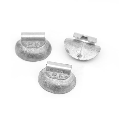 P Type 0.5oz Wheel Weights Lead Clip on 50Pcs/Box Fits Steel Rim - size: P-0.50 Oz