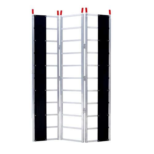 VEVOR Snowmobile Loading Ramp 85" x 54" Aluminum Foldable Ramps, 1500 LBS Capacity Loading Ramps for Motorcycle/Dirt Bike/Trailer/ATV/UTV/Garden Tractor/Lawn Mower - size: 1500 lbs