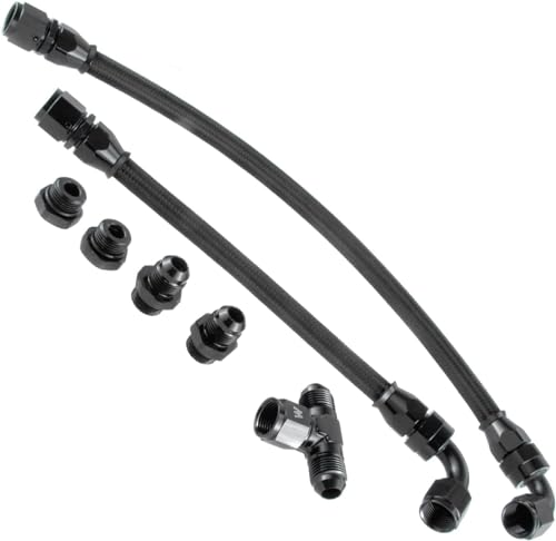 -8AN -8 ORB Fuel Rail Manifold Crossover Kit Stainless Steel LS1 LS6 LS7 LM7