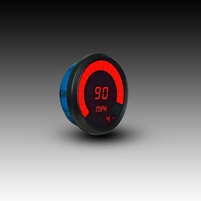 Intellitronix Speedometer Bargraph Memory Programmable Black Bezel M9222R (Red) - color: Red