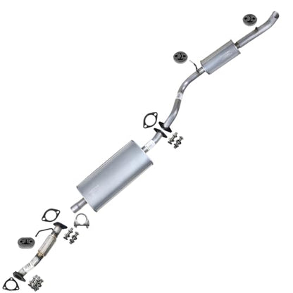 Northeastern Exhaust | Stainless Steel Front Pipe, Muffler, Resonator Exhaust System Kit Compatible for Tribute 2005-2006 | Escape 2005-2008 2.3L | Includes Gasket, Clamp, Hanger & Bolts & Nuts