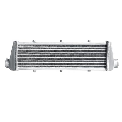 Universal Intercooler 27''x8''x2.7" Front Mount Intercooler 2.2'' Inlet and Outlet Aluminum Turbo Intercooler Direct Replacement for Any Turbo Charger system - size: 27''x8''x2.7" 2.2''