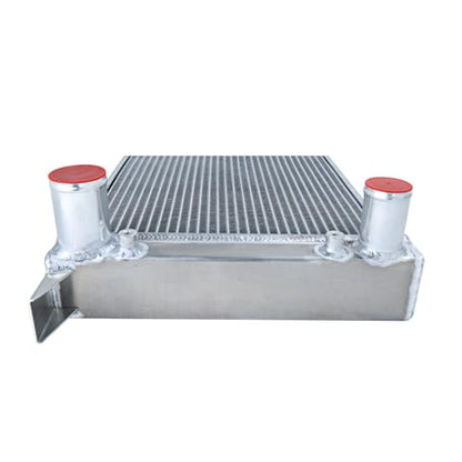 4-Row Full Aluminum Radiator for VW Scirocco Pro Stock Style Drag Racing, AA5052 Aircraft Grade High Performance Aluminum Radiators