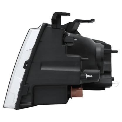 PENSUN Headlights for Ford Expedition 2007-2014,Halogen, Chrome, Passenger - size: passenger side