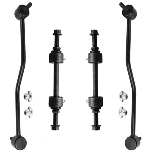 Detroit Axle 4WD 4pc Sway Bar Link for 17-19 Ford F-350 Super Duty 15.35'' - size: 4S50226/Group