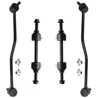 Detroit Axle 4WD 4pc Sway Bar Link for 17-19 Ford F-350 Super Duty 15.35'' - size: 4S50226/Group