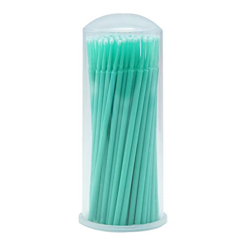 Touch Up Paint Brushes for Automotive Paint Chip Repair Disposable Micro Applicators-100 Pieces Green - style: 2.0MM,Green