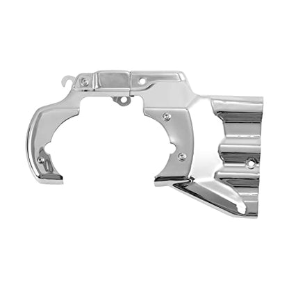 TCT-MOTORPARTS Chrome Engine Transmission Interface Cover Fits for Harley Softail 2007-2017 - color: Chrome