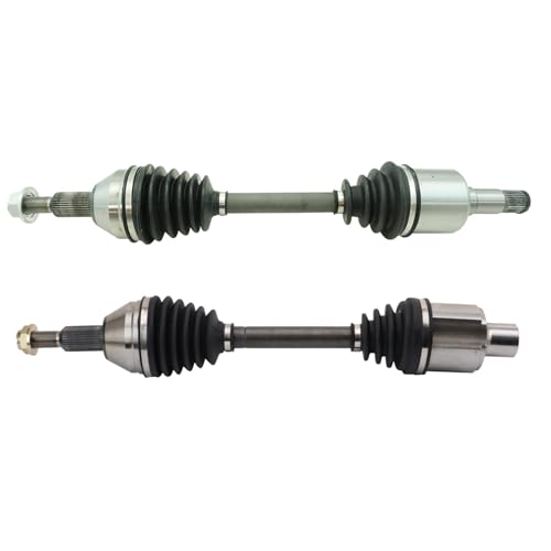 TRQ Front 2 Piece CV Axle Shaft Assembly Set - style: CSA72980